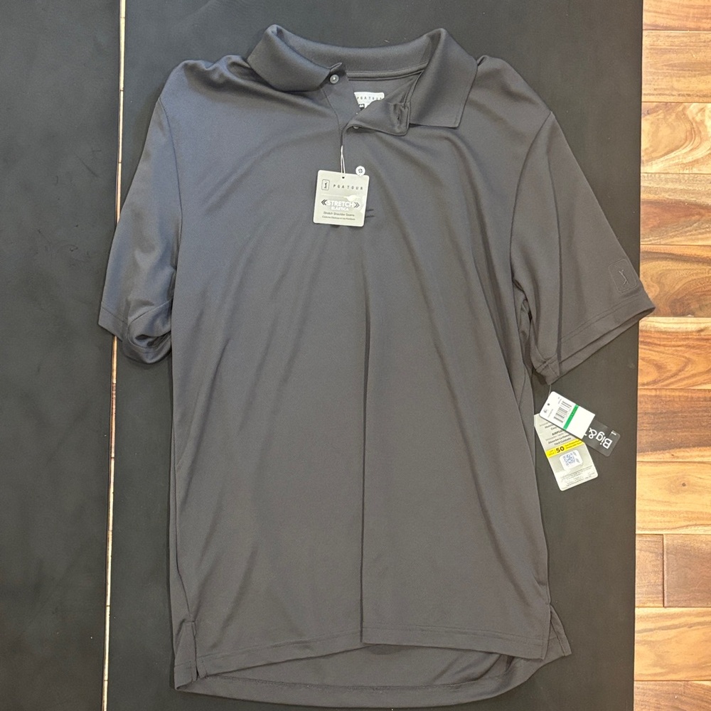 PGA Tour Dark Gray Polo Shirt